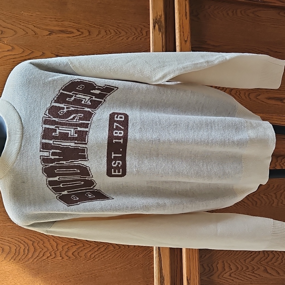 Budweiser White Sweater - M - Picture 1 of 4